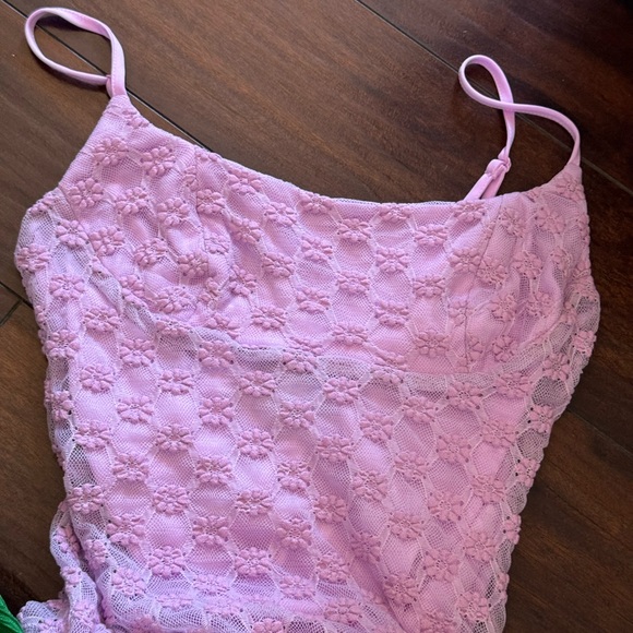 BARDOT Adoni Mesh Midi Dress Lilac - Picture 5 of 7